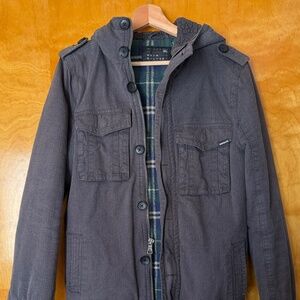 Quicksilver - Men’s Small Grey Work Coat